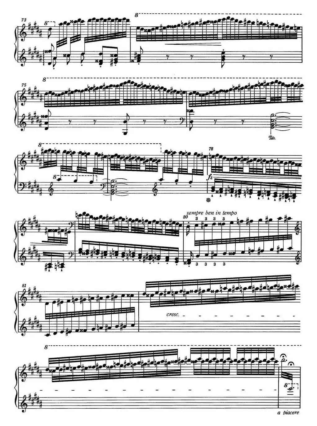 6首帕格尼尼大练习曲（La Campanella）