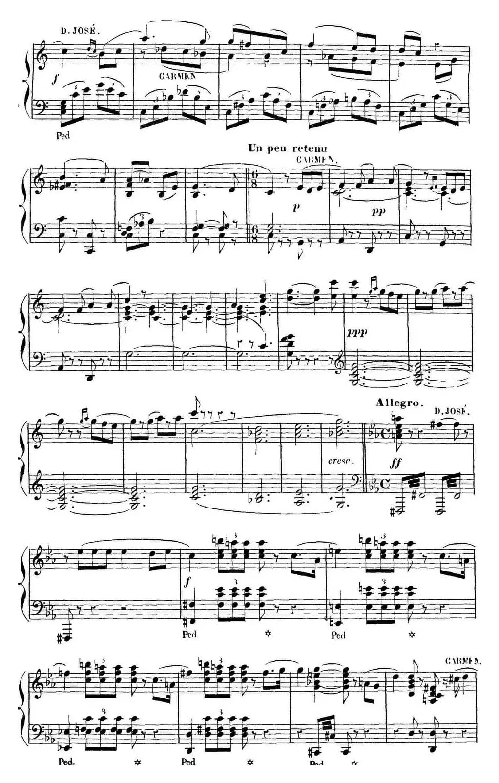 Carmen for Solo Piano（卡门全剧钢琴独奏版）（No.16）