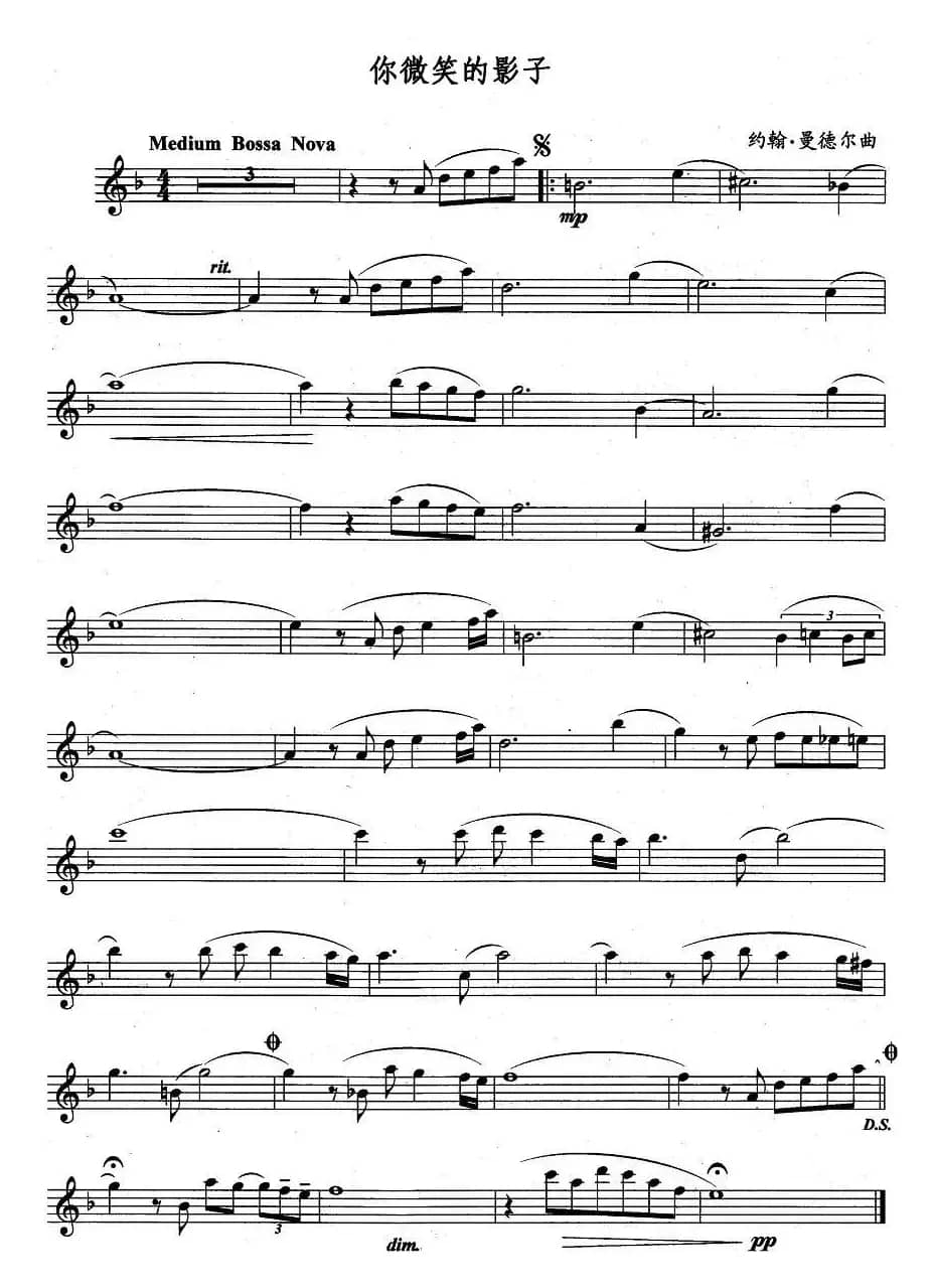 你微笑的影子