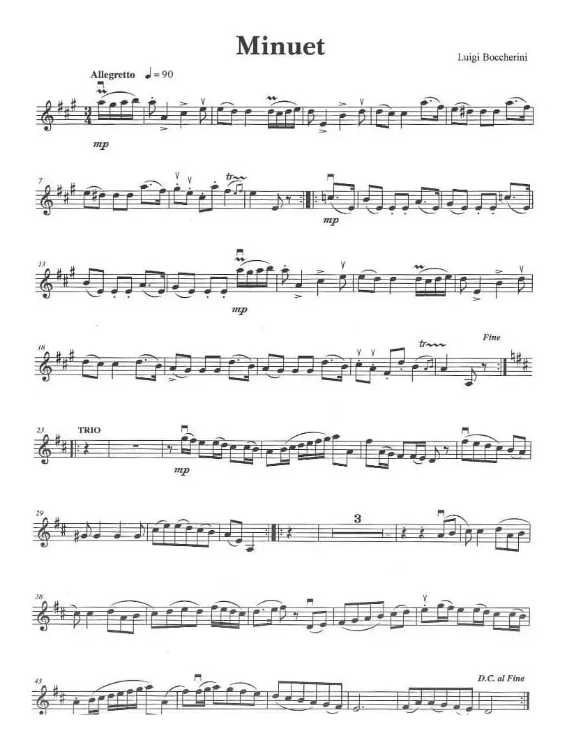 MINUET（小步舞曲）