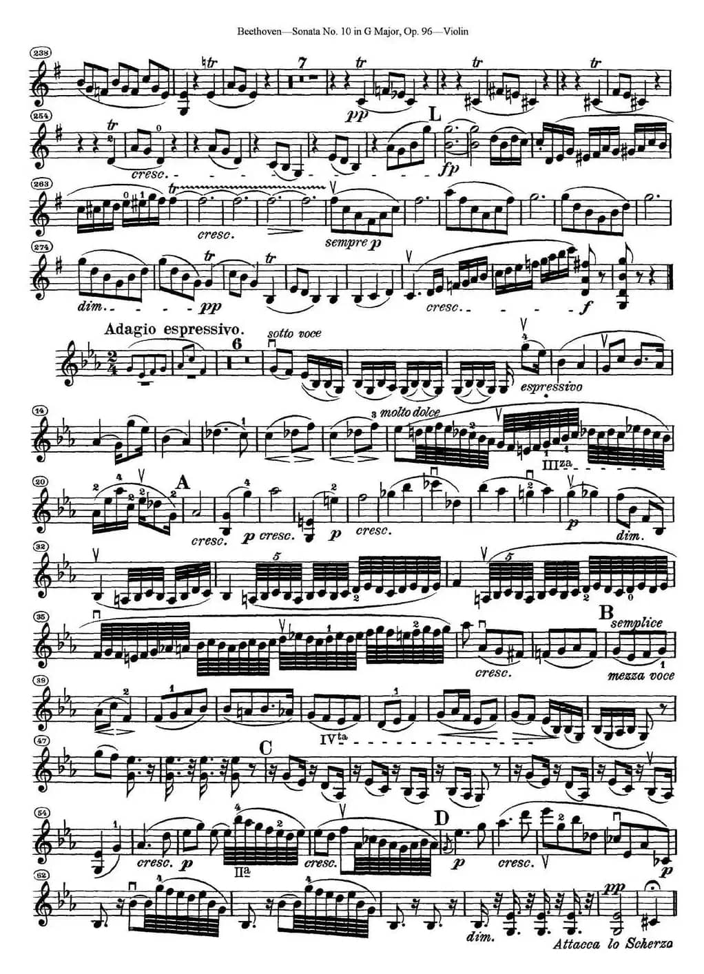 Violin Sonata No.10 in G Major Op.96