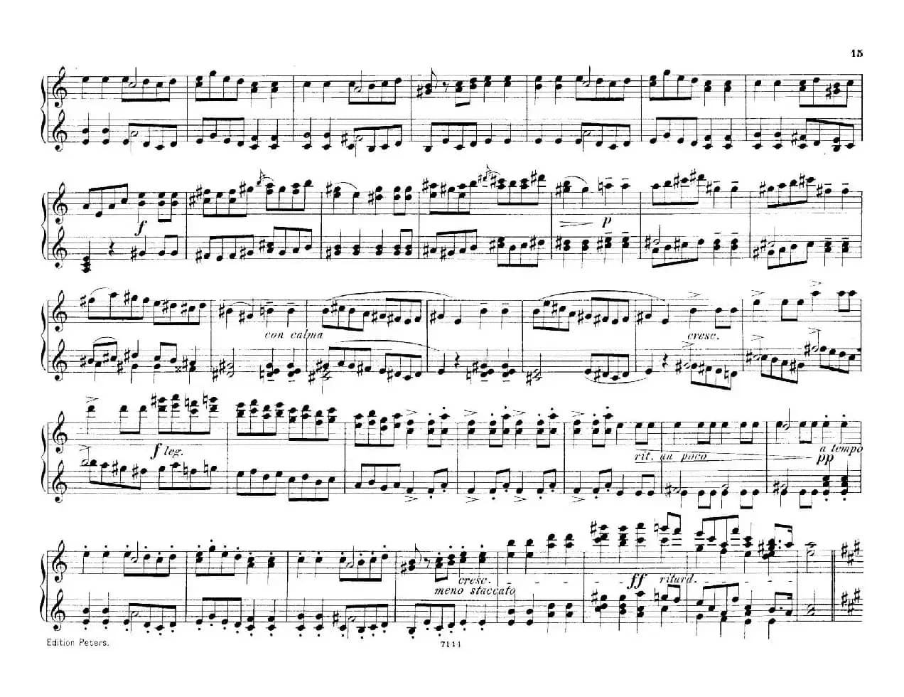 Deux Morceaux Pour Quatre Mains Op.43(2首四手联弹小品·2)