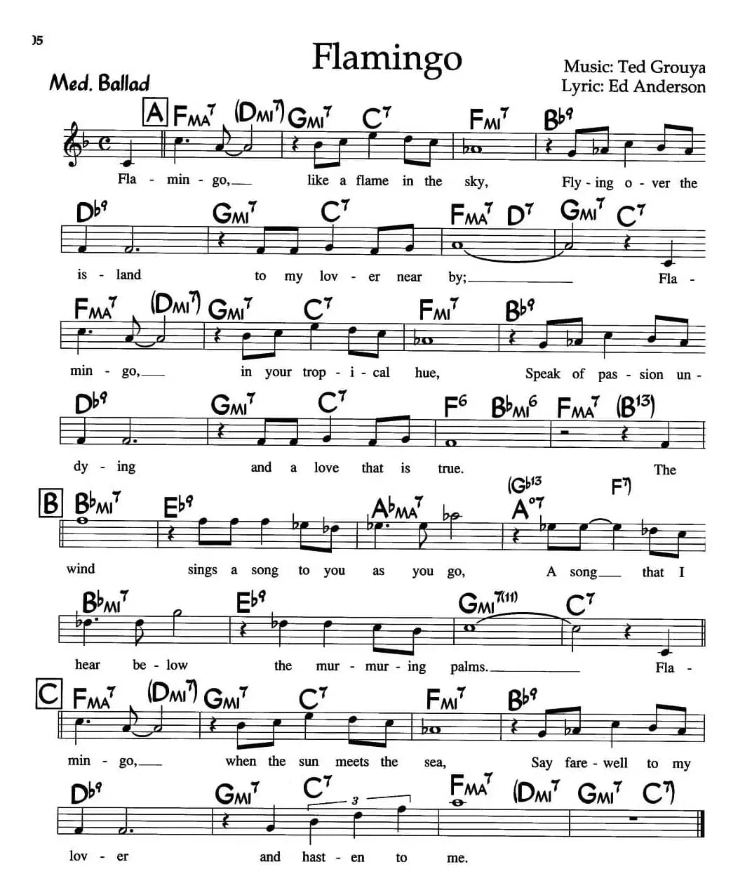 Flamingo（火烈鸟）（爵士钢琴曲）