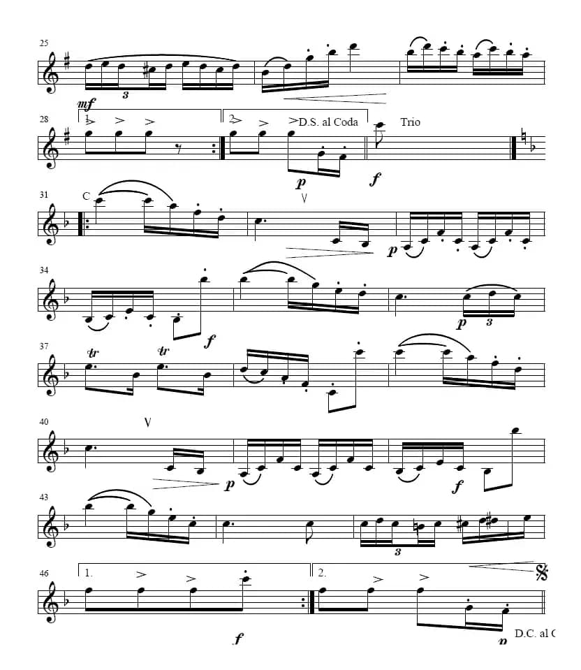 单簧管波尔卡（单簧管）