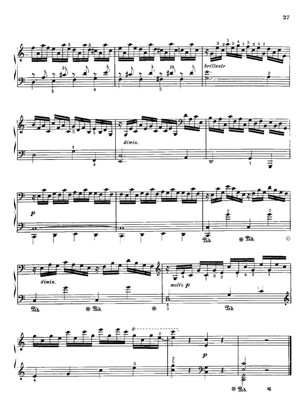 20 Petites Etudes, Op.91（20首小型练习曲）（12）