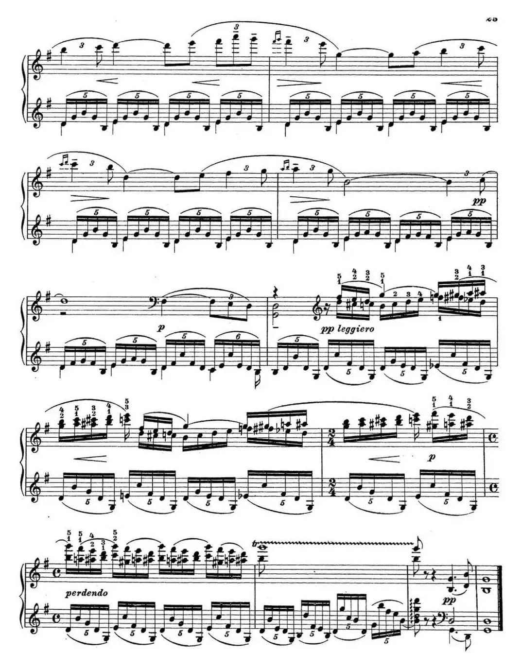 拉赫玛尼诺夫 钢琴前奏曲16 G大调 Op.32 No.5