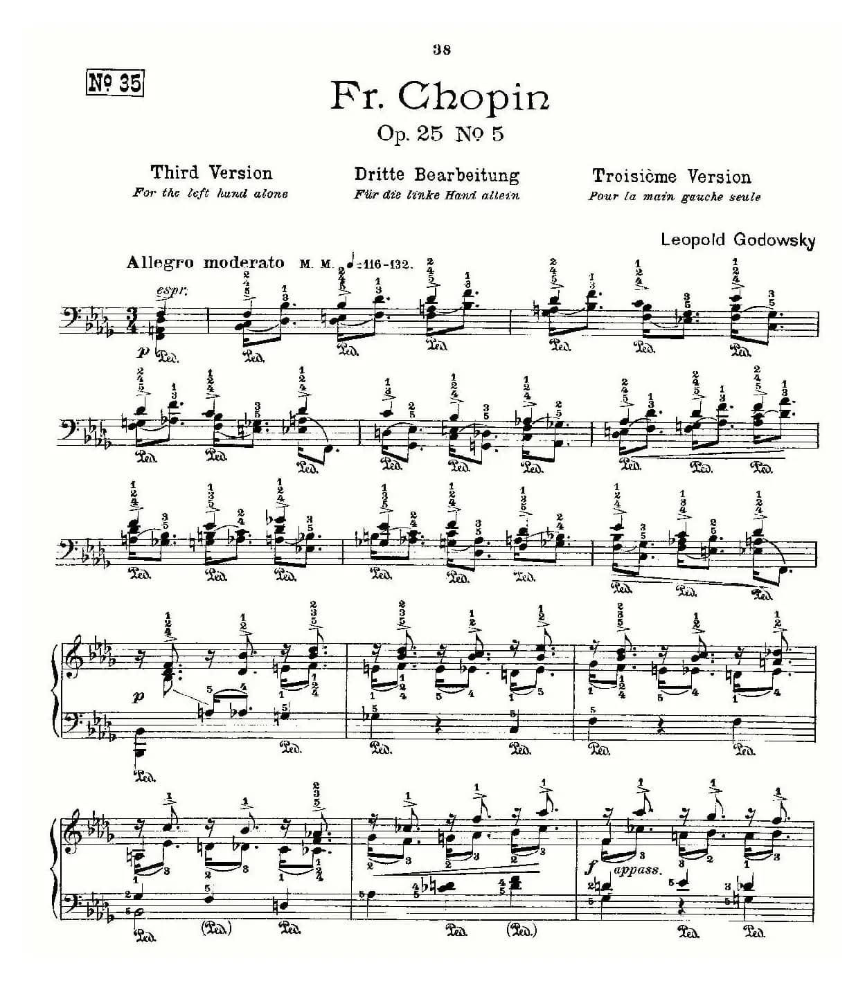 肖邦《练习曲》Fr.Chopin Op.25 No5-2