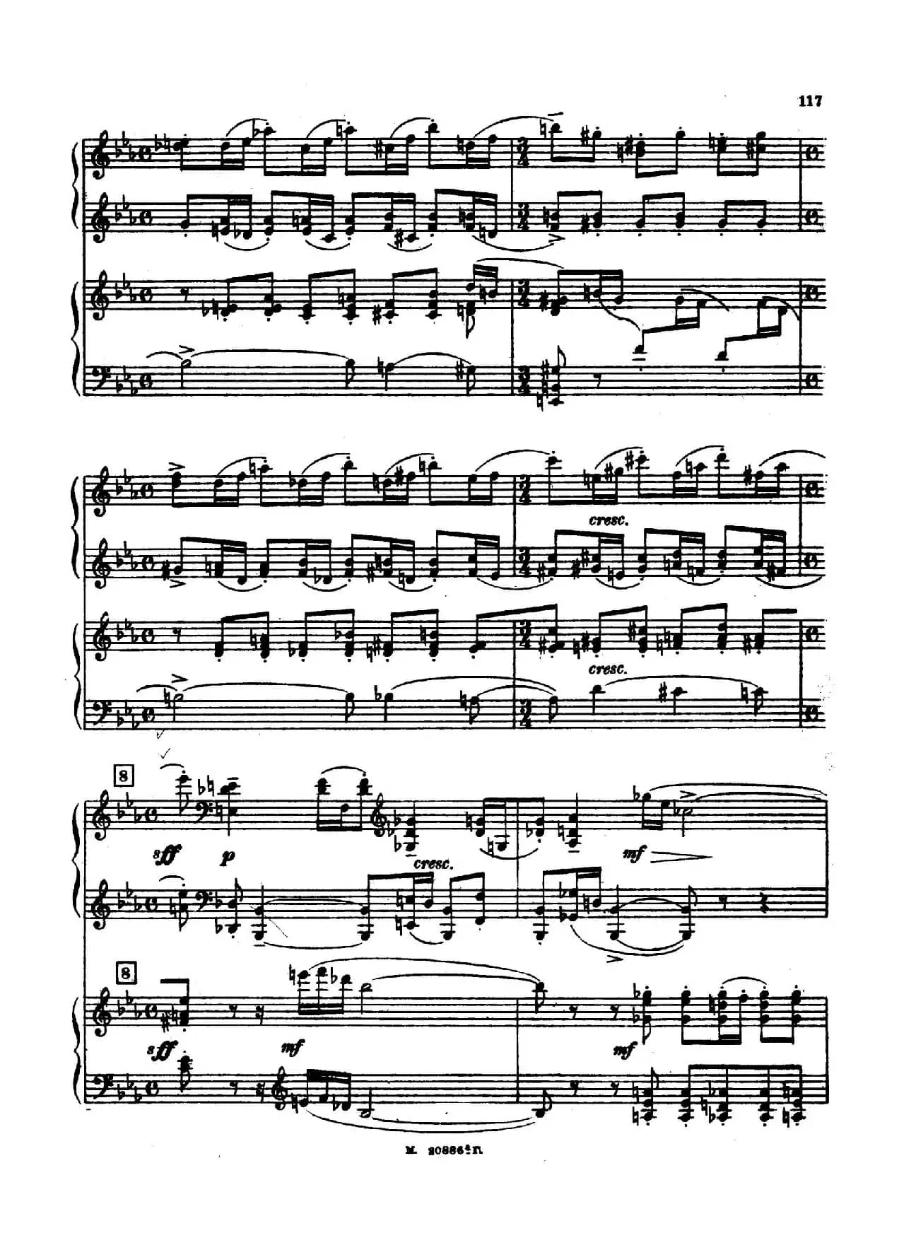 交响舞曲 Symphonic Dance Op.45（双钢琴）