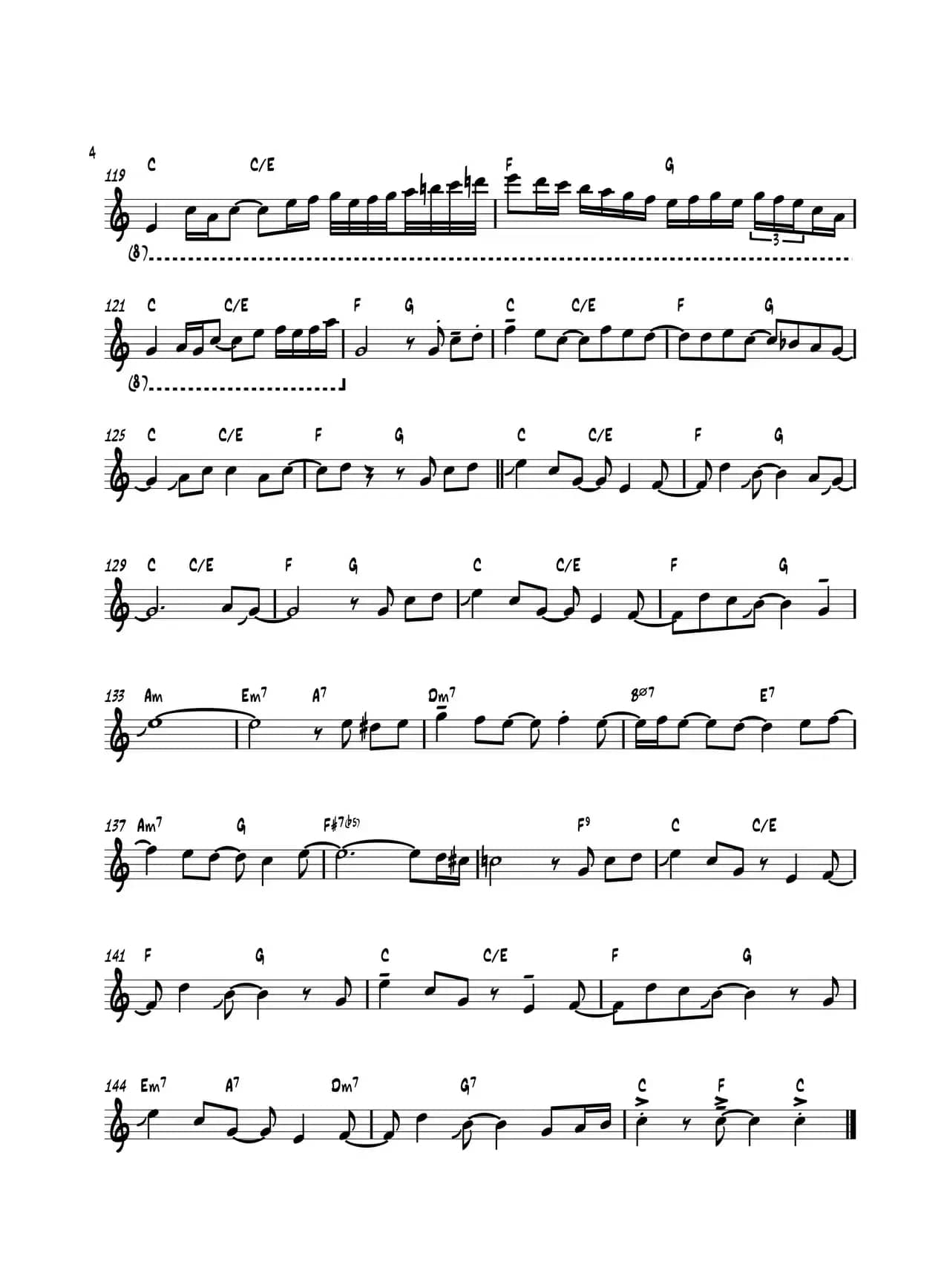 Fiesta Loca（次中音萨克斯）