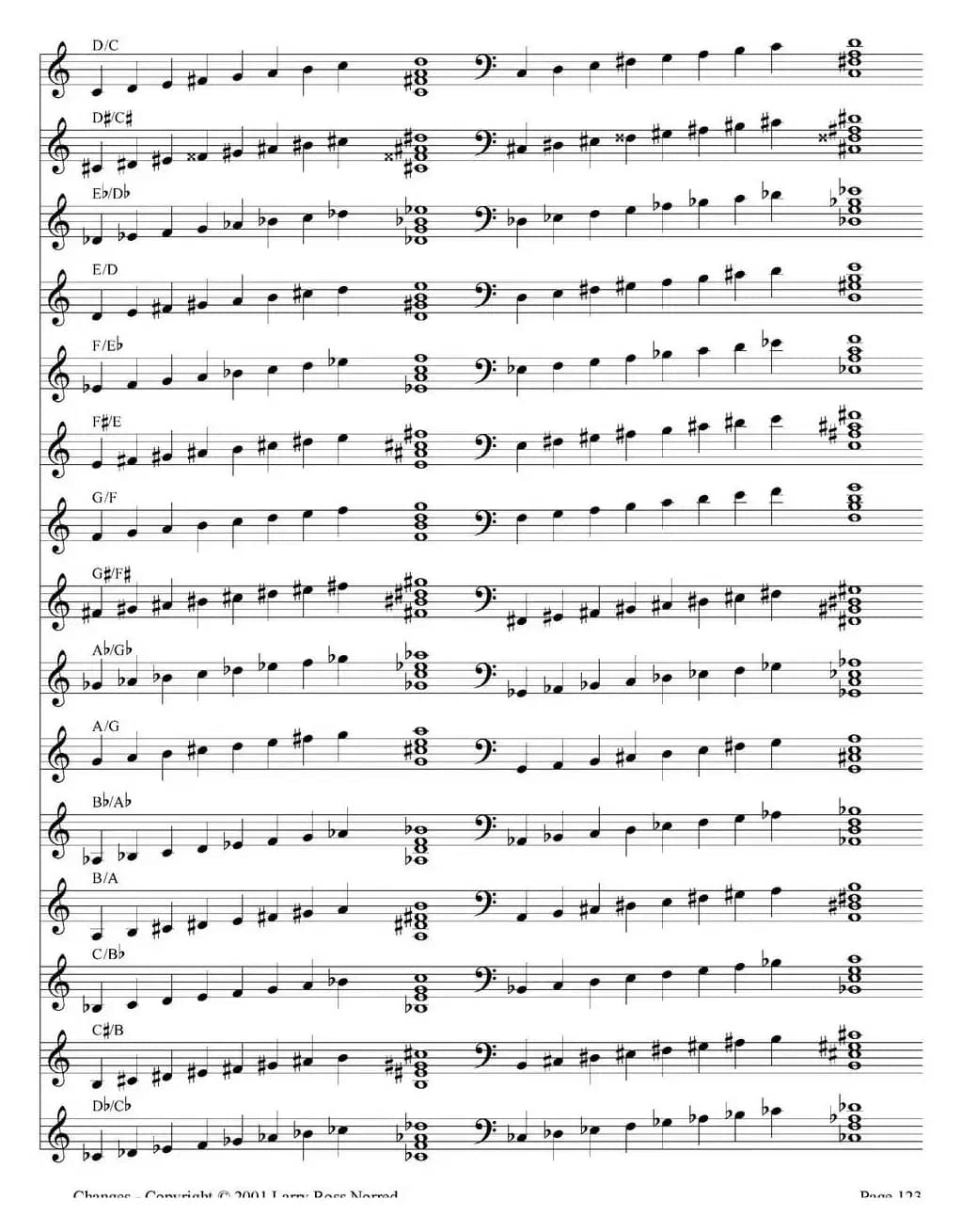 Changes（爵士乐和弦教材）（P101-125）