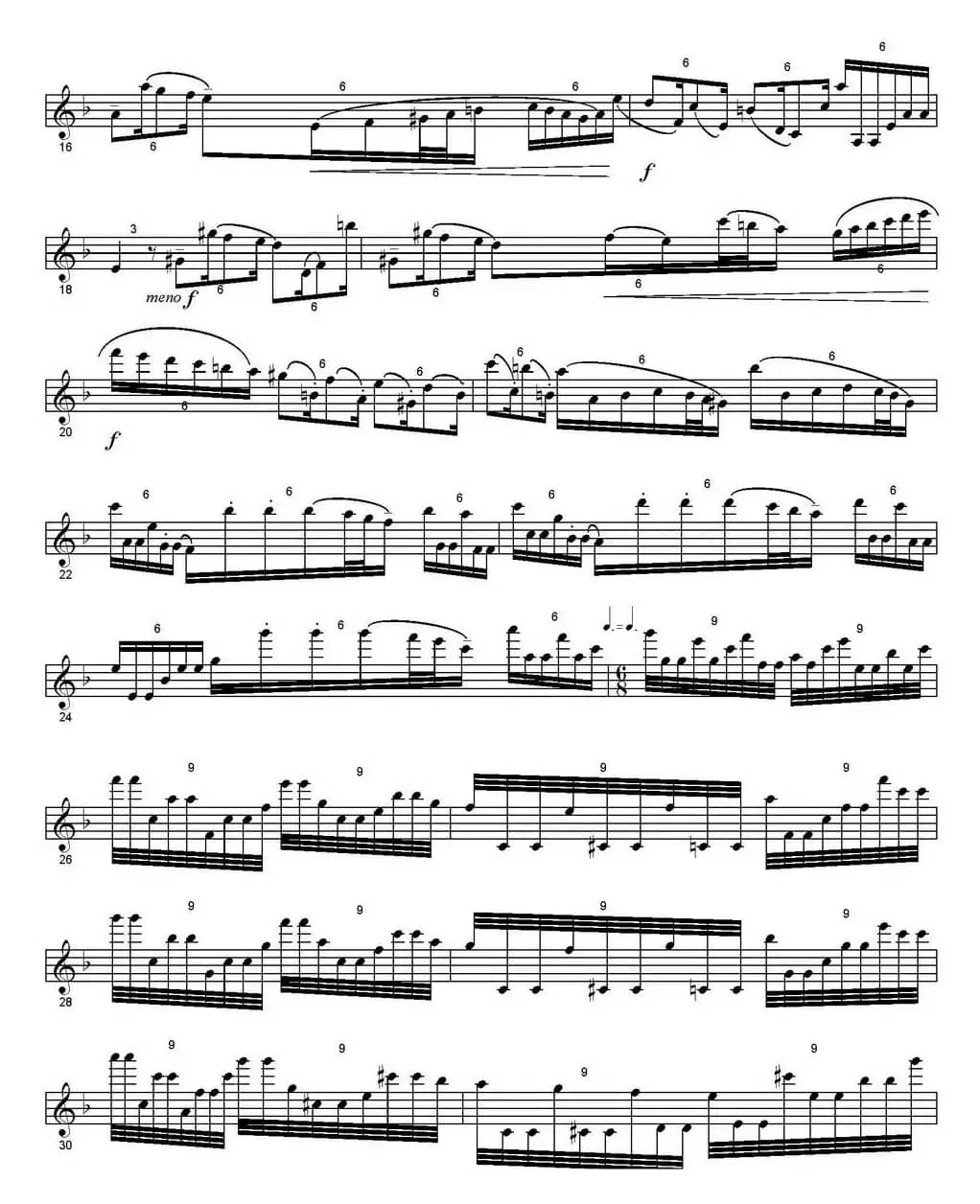 Sonata for Solo violin（小提琴奏鸣曲、IV）