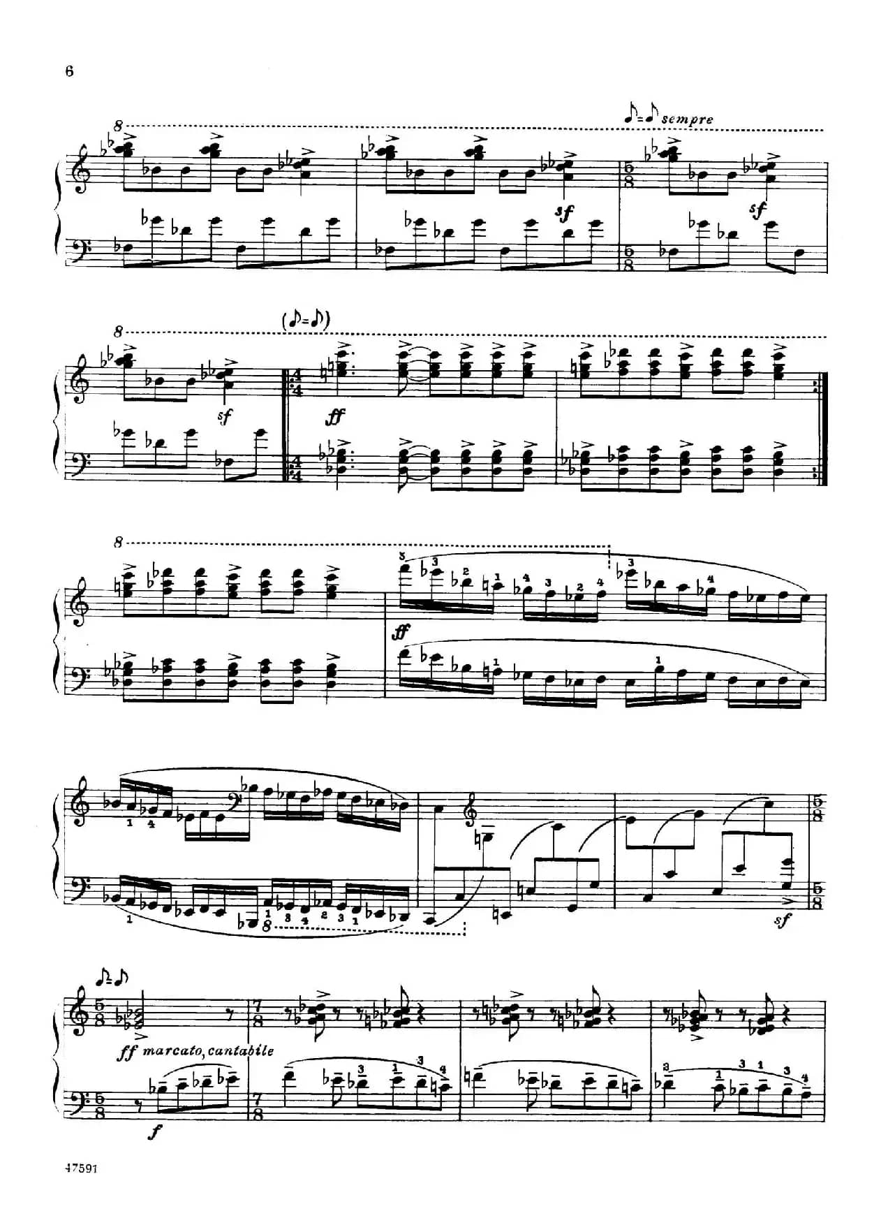 Piano Sonata in E-flat Major Op.95（降E大调钢琴奏鸣曲·Ⅰ）