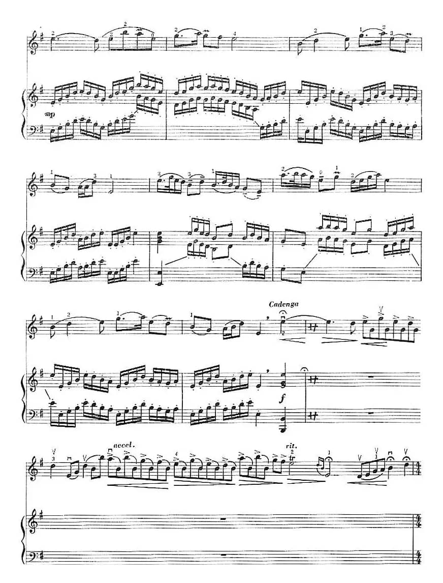 牧羊姑娘（小提琴+钢琴伴奏、黄晓芝订弓法版）