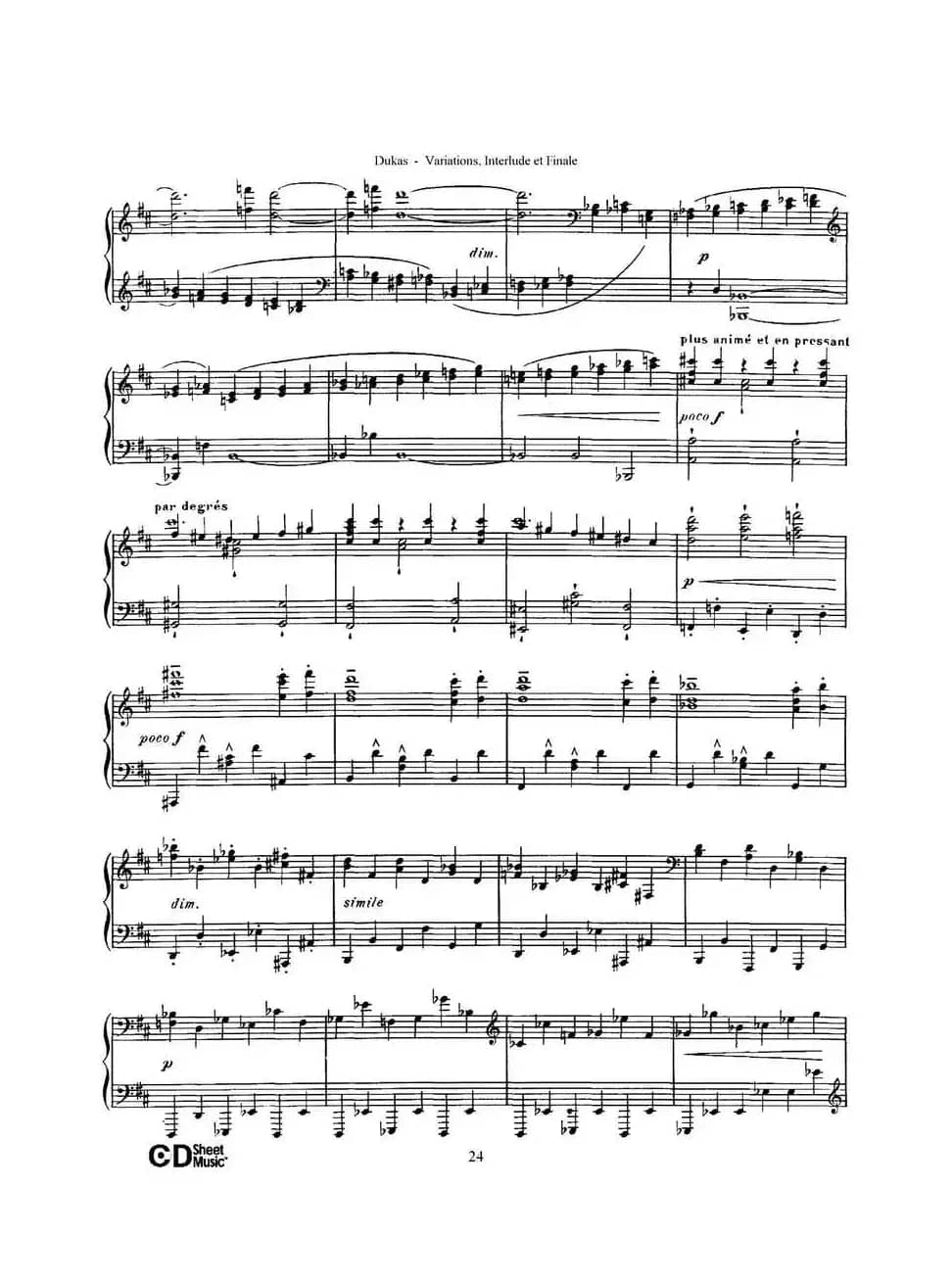 Variations, Interlude & Finale on theme de Rameau（拉摩主题变奏曲、间奏曲和终曲·第二部分）