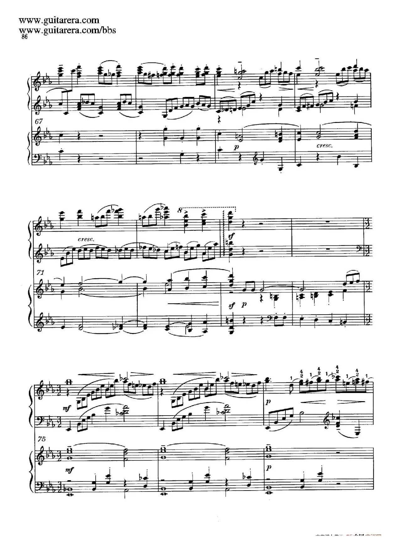 c小调第二钢琴协奏曲 Op.18(双钢琴·第三乐章)