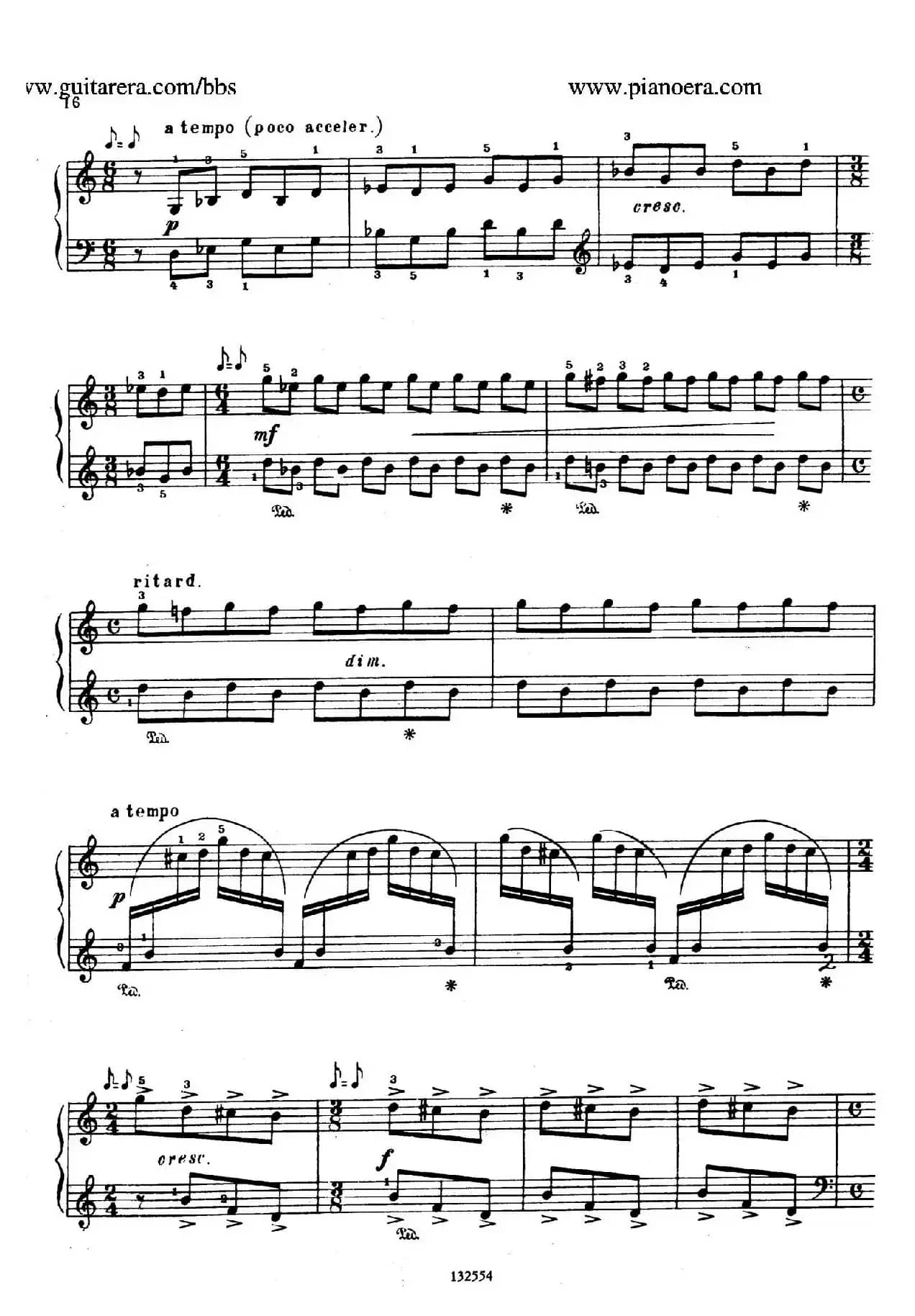 Piano Sonatina in C Major Op.93(C大调钢琴小奏鸣曲·第三乐章)