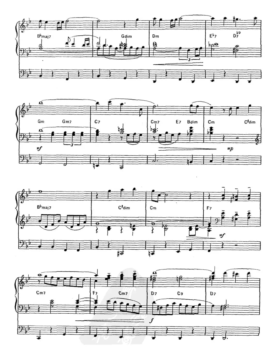 旧金山的回忆（双排键电子琴）