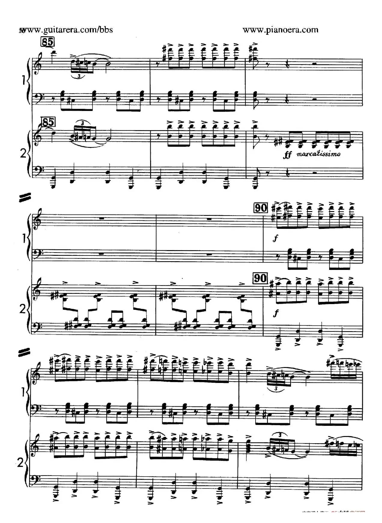 Sabre Dance（马刀舞曲）（双钢琴版）