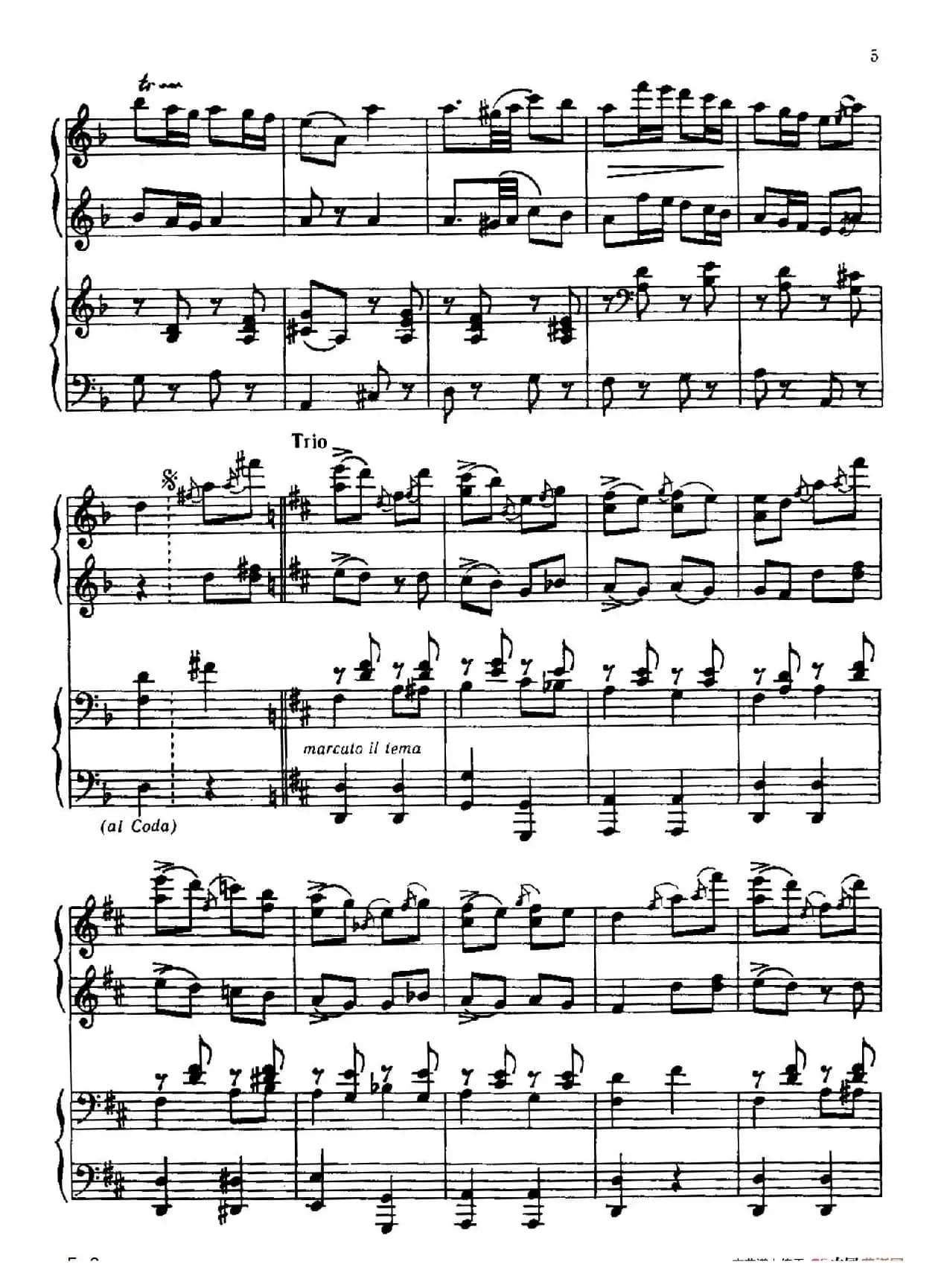 Polka in d Minor(d小调波尔卡·四手联弹)