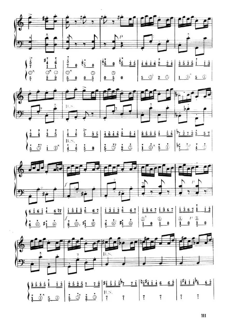 小小恶作剧（五线谱+简谱）