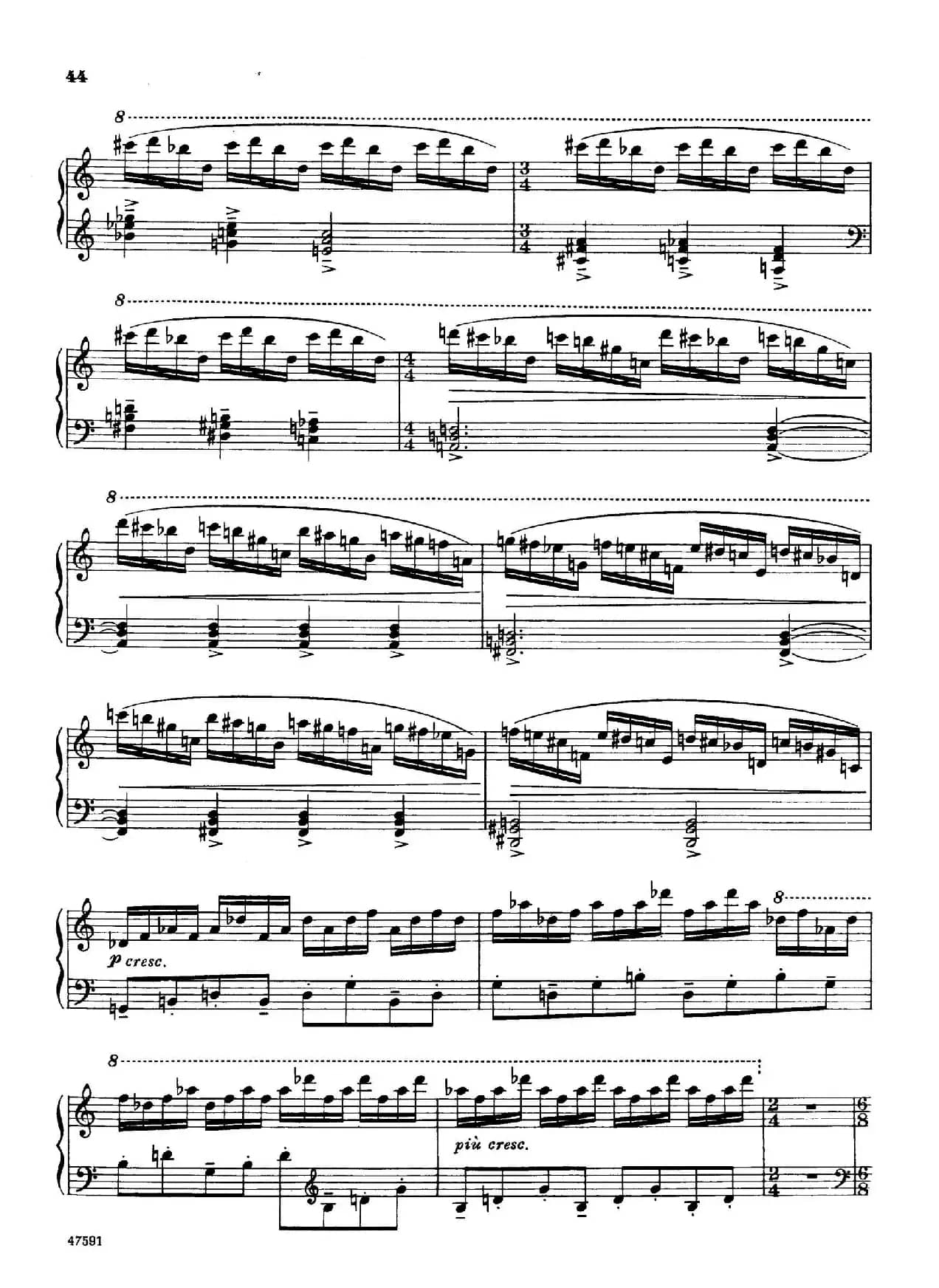 Piano Sonata in E-flat Major Op.95（降E大调钢琴奏鸣曲·Ⅲ）