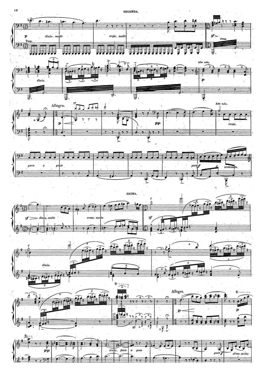 Harold en Italie Op.16 - 4 Hands（哈罗尔德在意大利·四手联弹）（P1——10）