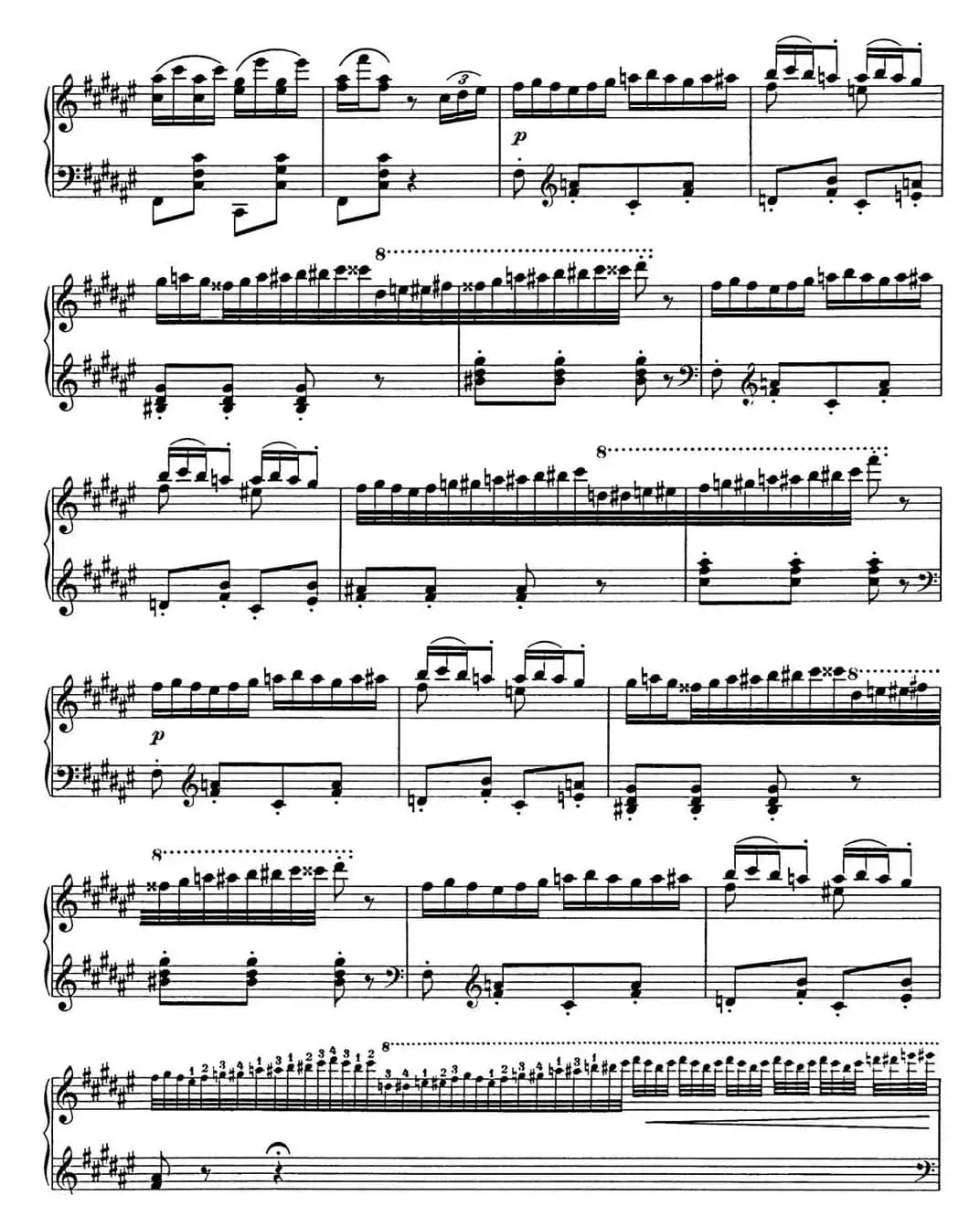 李斯特 匈牙利狂想曲 Hungarian Rhapsodies S.244 No.8