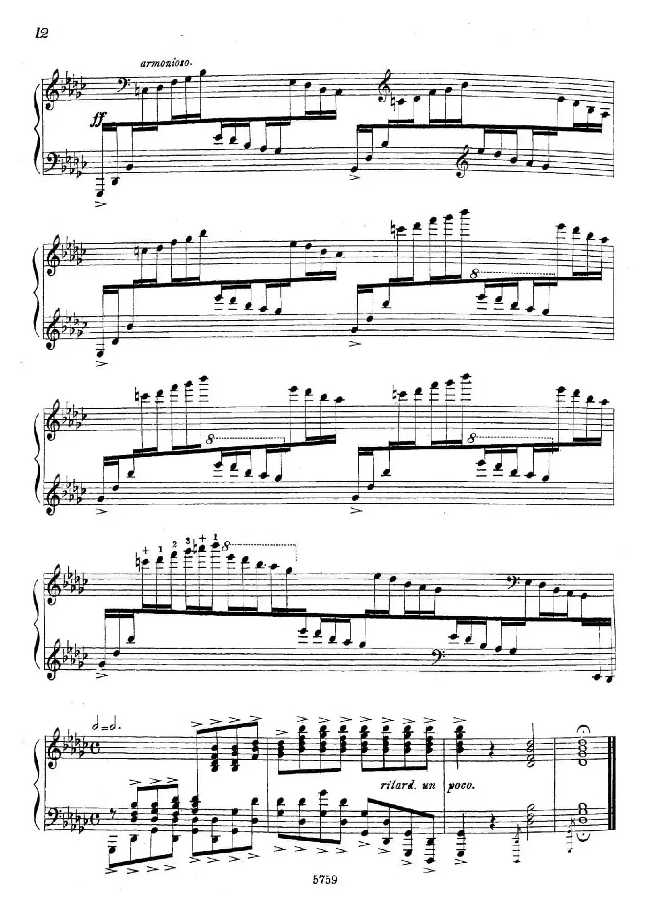 3首音乐会练习曲（Three Concert Etudes Op.24）（Ⅰ）