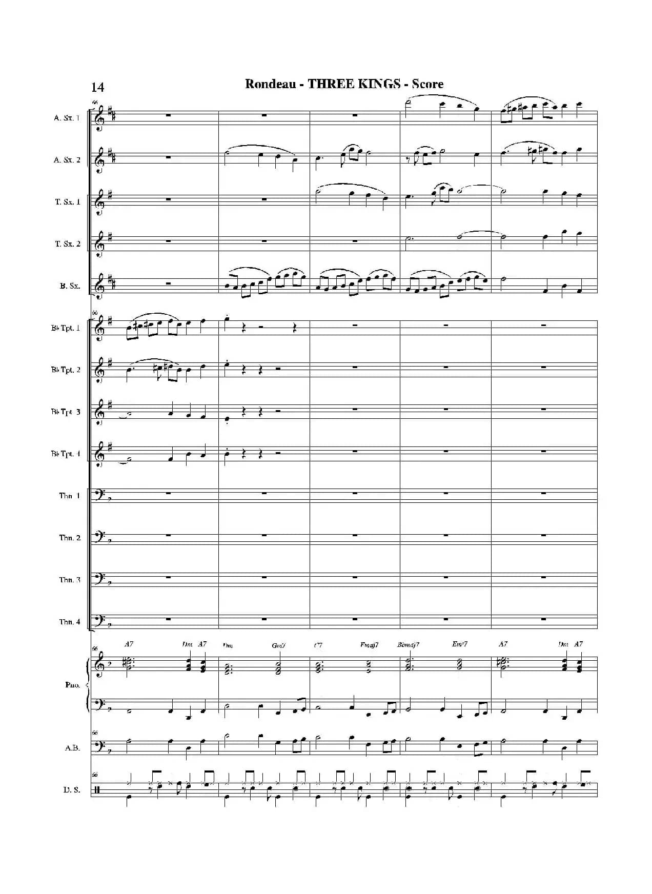 THREE KINGS（总谱）