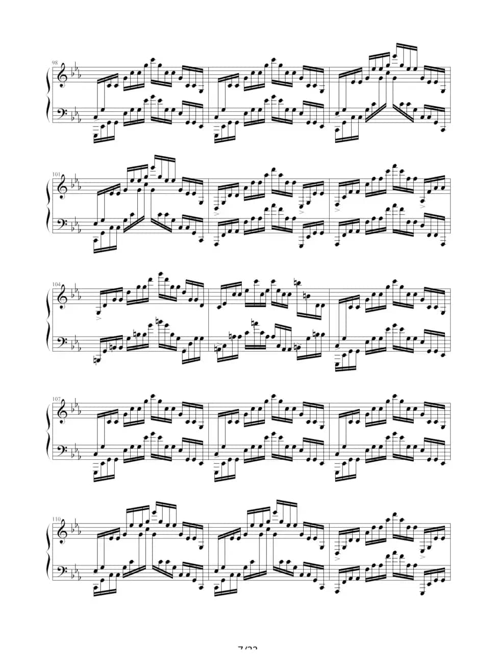 c小调练习曲（9632587410作曲版）