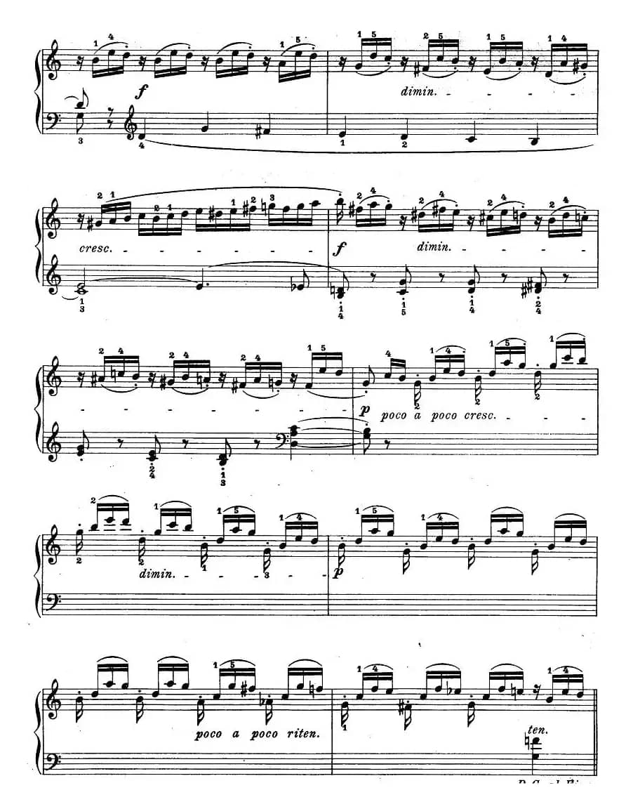 儿童钢琴进阶练习曲50首之45