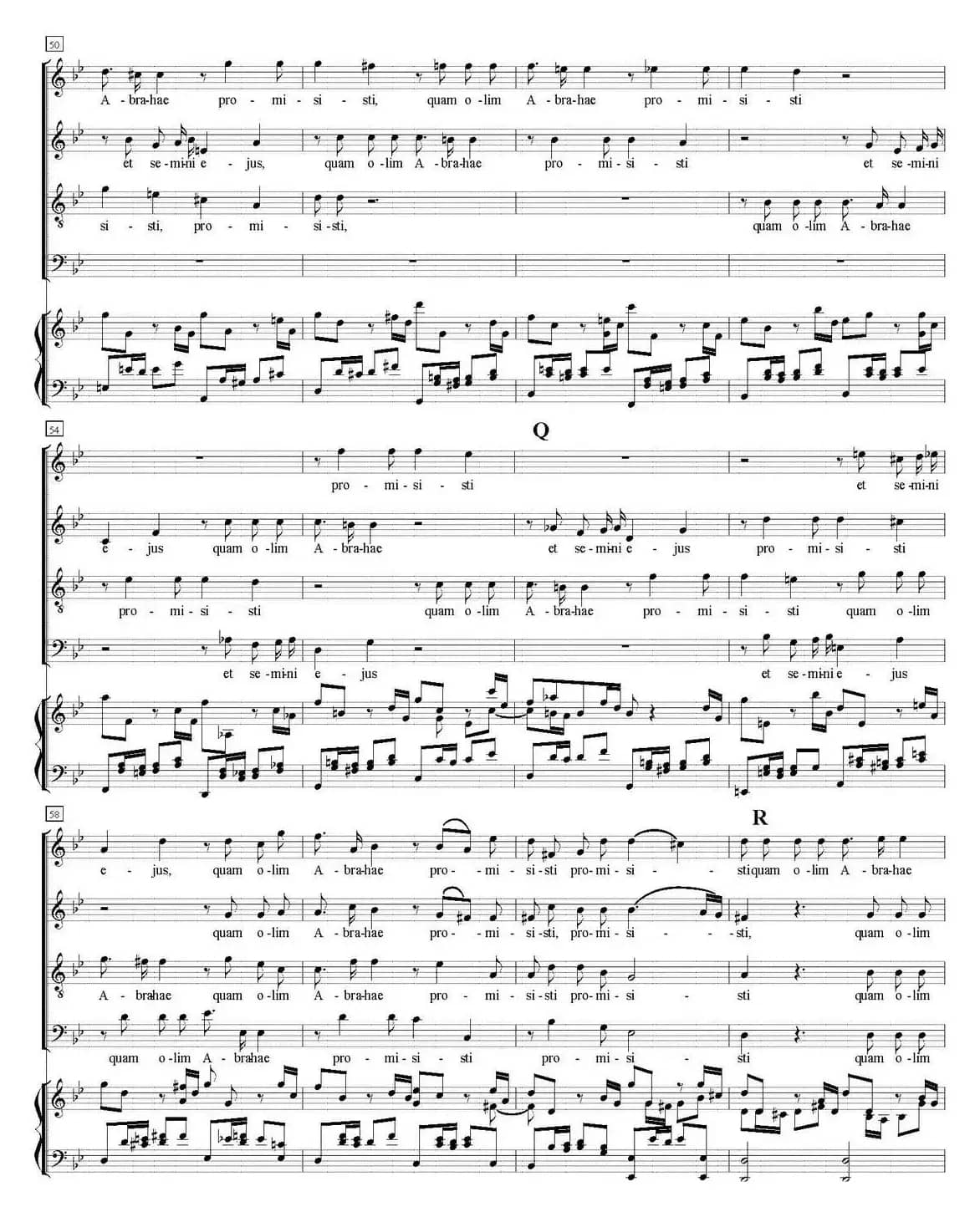 N°8 Domine Jesu（萨克斯四重奏+钢琴伴奏）