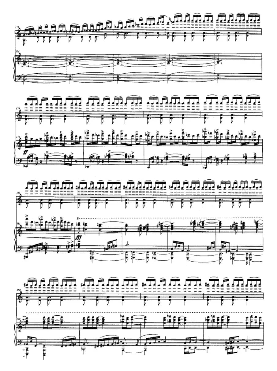 天堂（小提琴与钢琴谱）