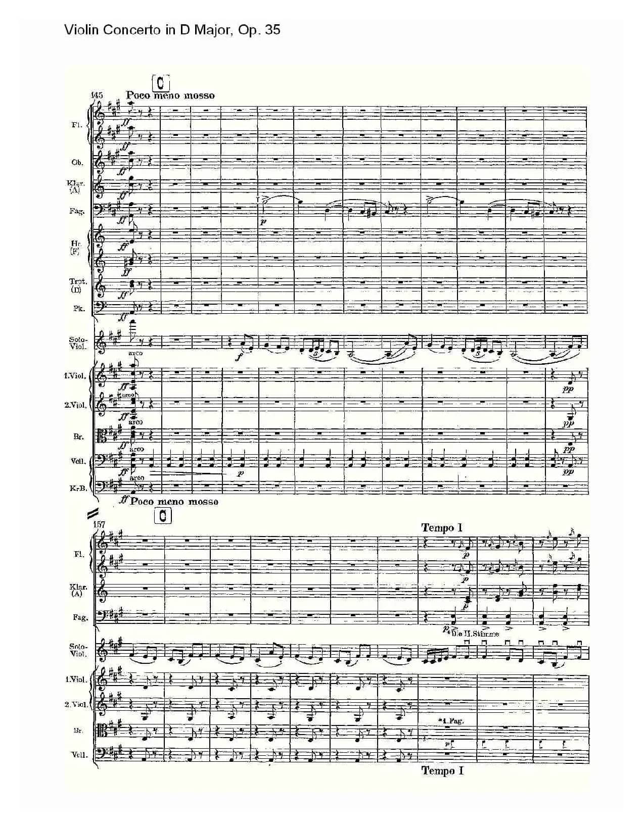 D大调小提琴协奏曲, Op.35第三乐章（一）