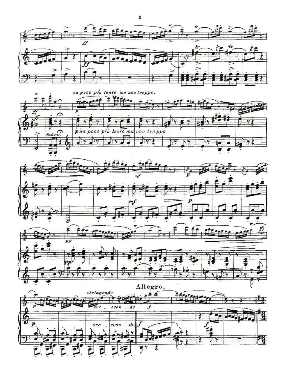 Opern-Transcriptionen.Op.45-7（长笛+钢琴伴奏）