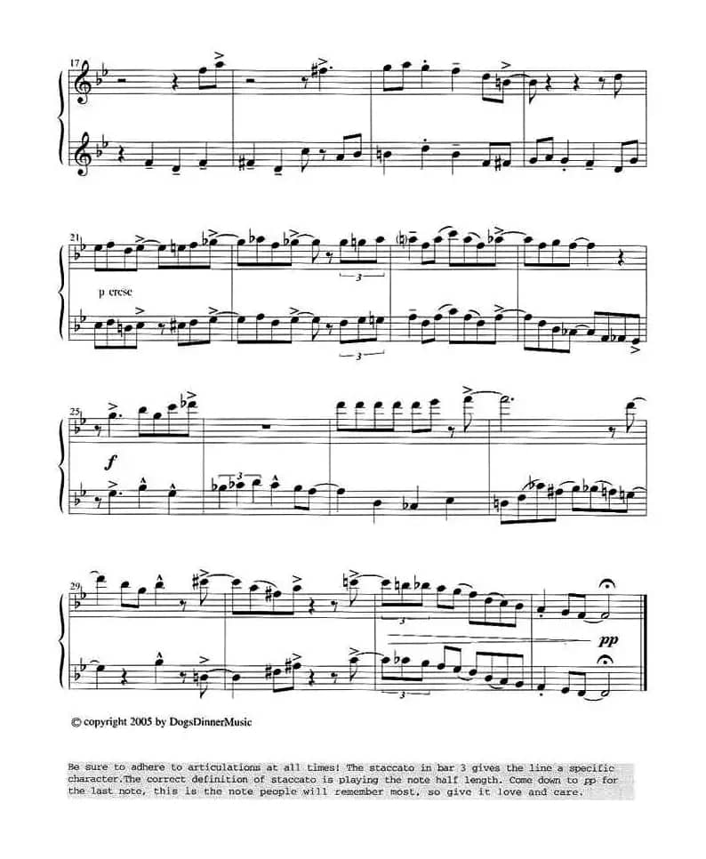 Did I get the Gig（二重奏）