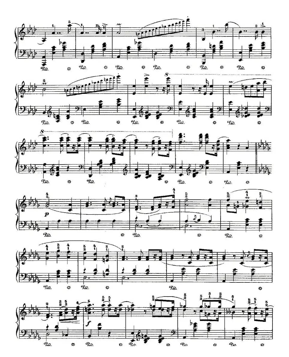 valse brillante，Op.34, No.1