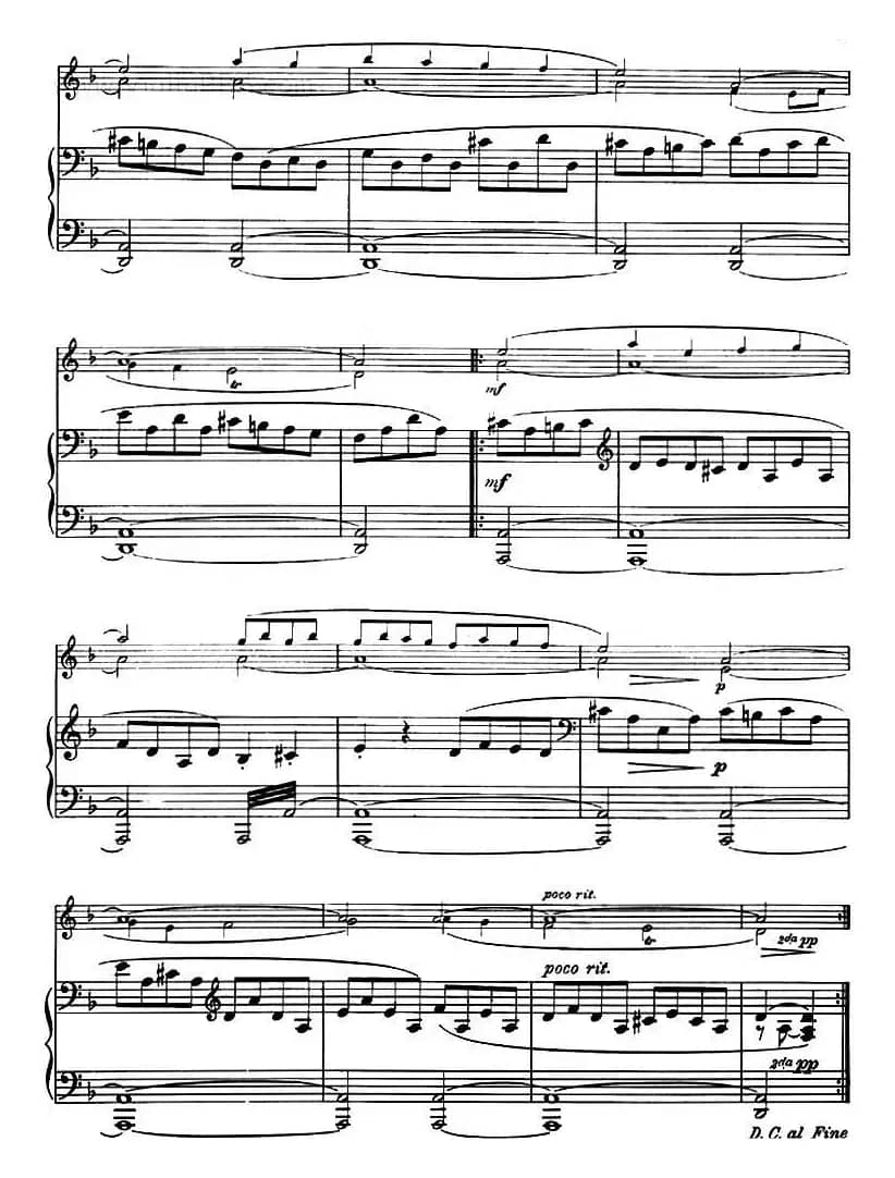 加沃特舞曲与缪赛特风笛（小提琴+钢琴伴奏）