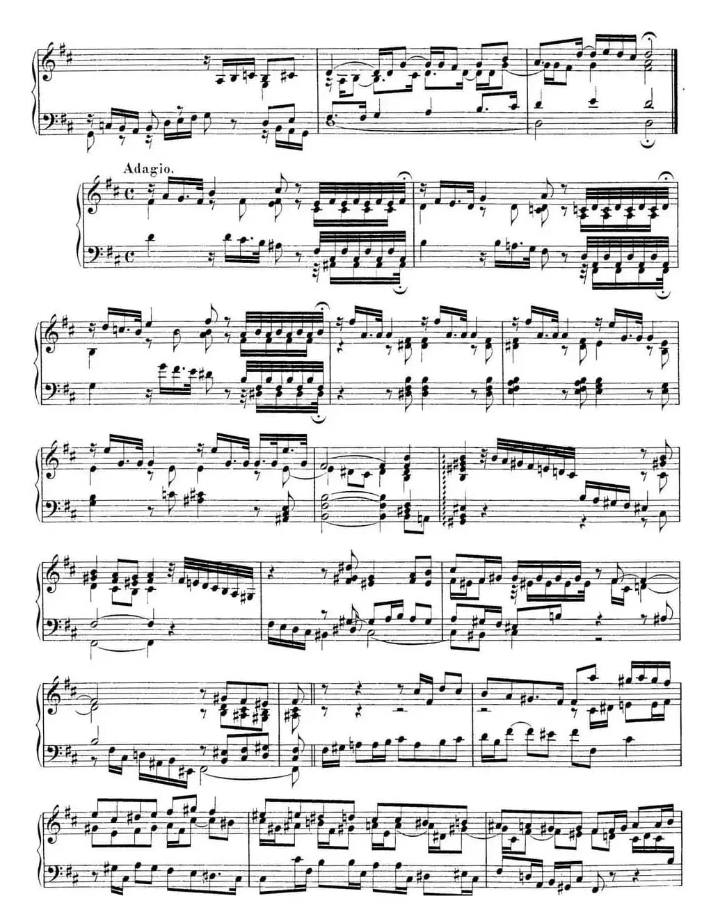 Toccata BWV 912（7首托卡塔·No.3 D大调）