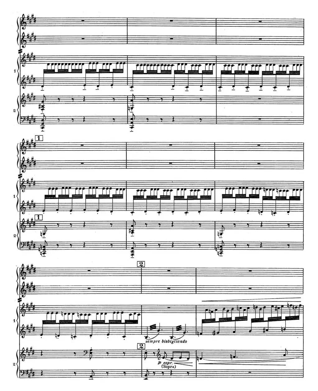 Nights in the Gardens of Spain 西班牙花园之夜 双钢琴版（Ⅰ-En el Generalife）