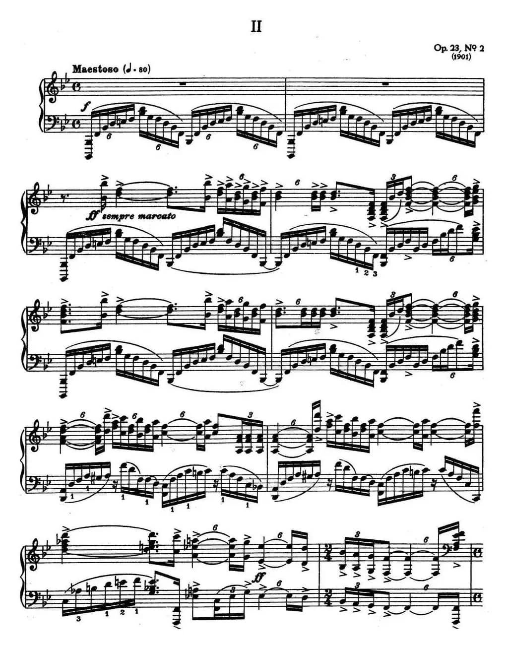 10 Preludes Op.23（拉赫玛尼诺夫10首前奏曲·Ⅱ）