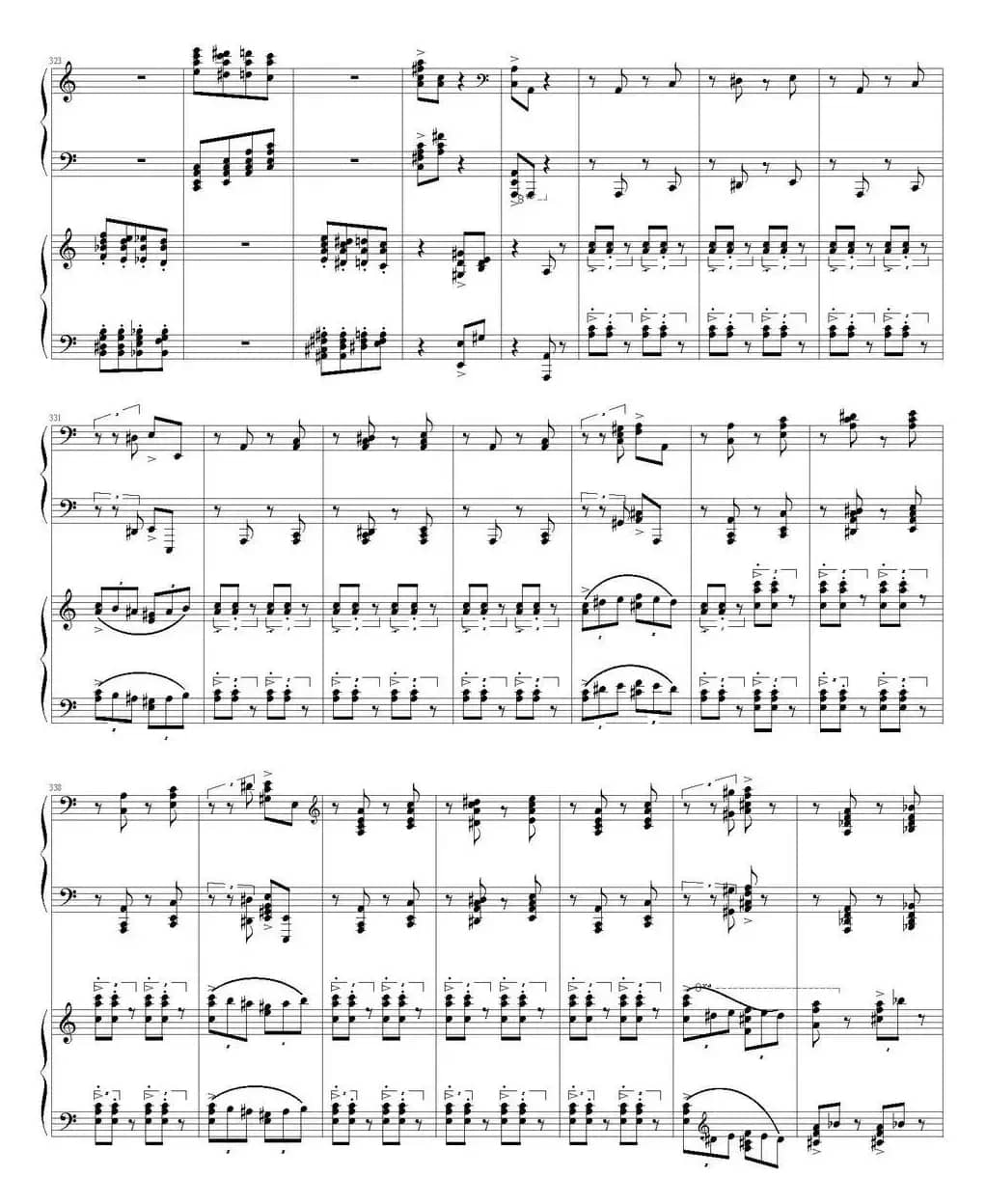 帕格尼尼主题狂想曲（Rhapsody on the theme by pagenini）