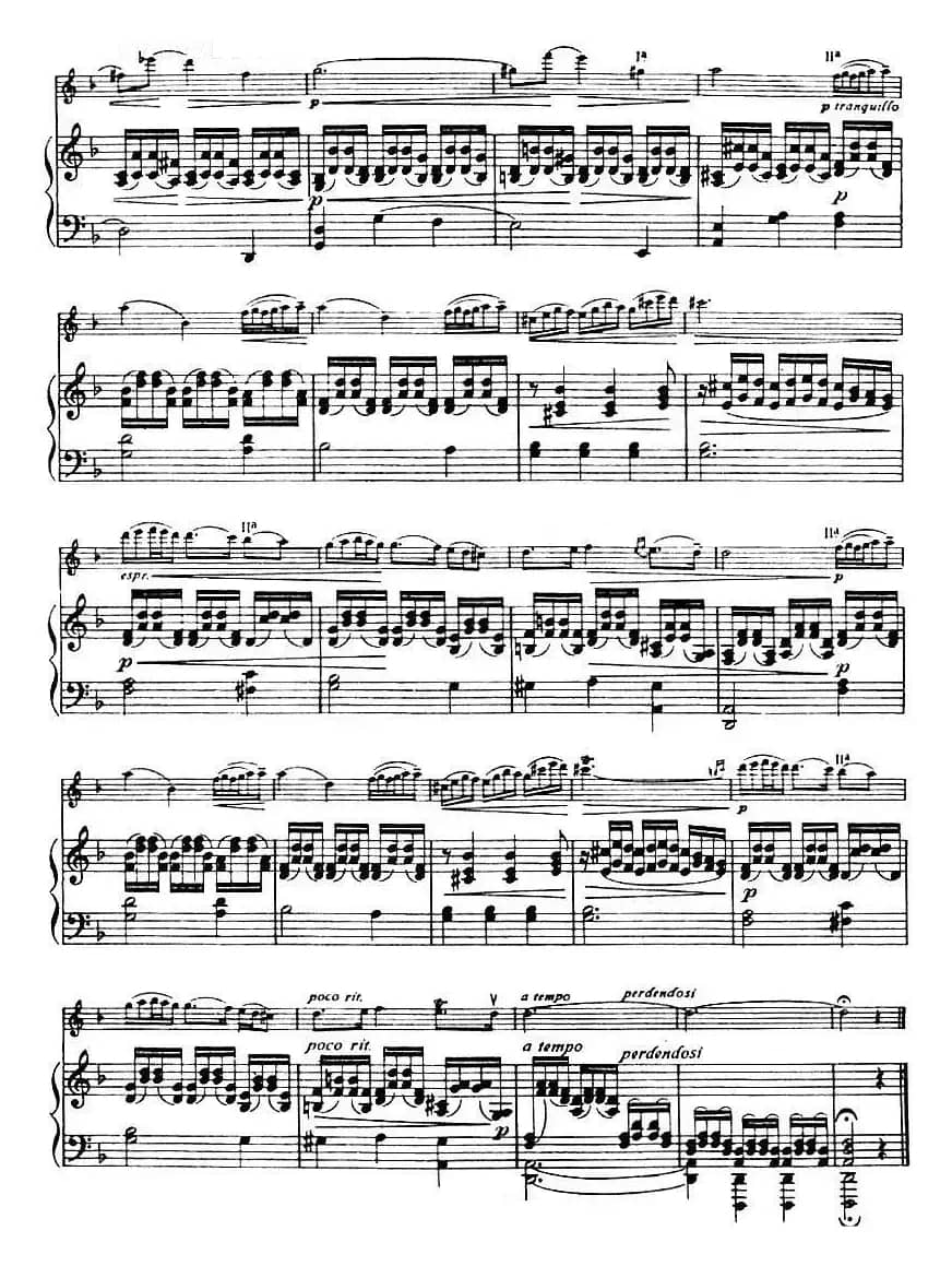 Melodie（旋律、小提琴+钢琴伴奏）