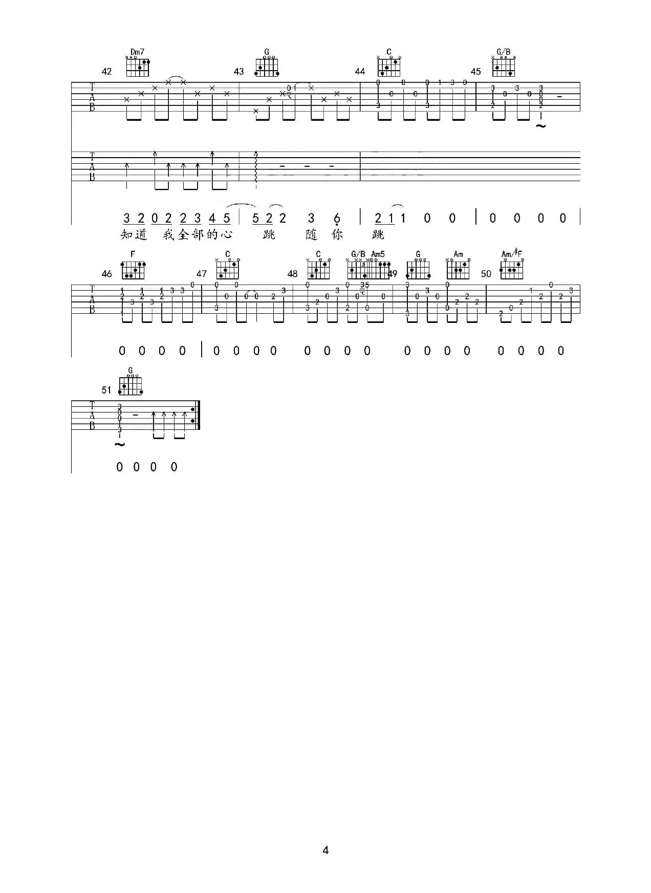 一次就好（深蓝雨吉他编配版）