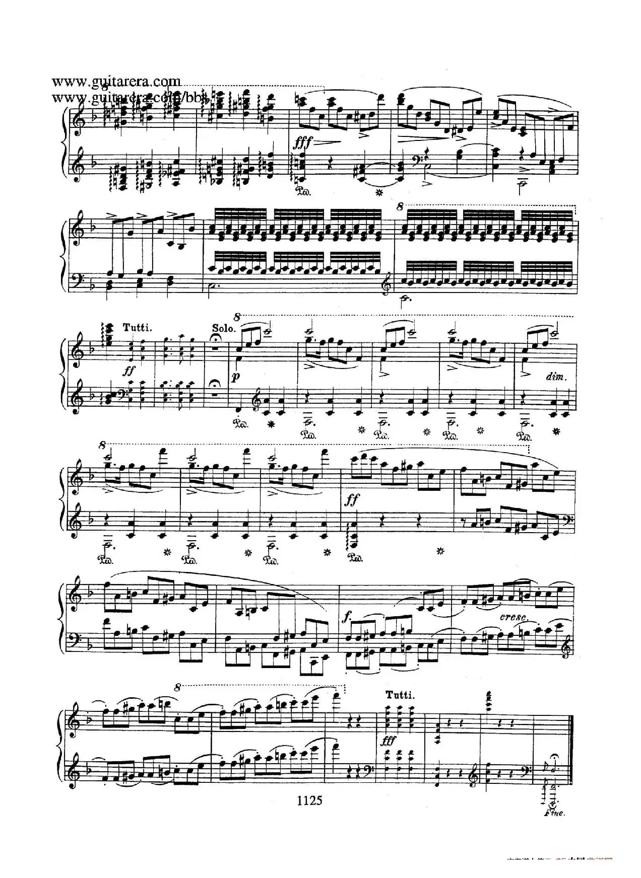 Piano Concerto No.2 in f Minor Op.21(f小调第二钢琴协奏曲·钢琴独奏版)
