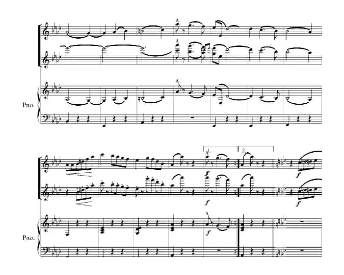 春之声圆舞曲（双钢琴）