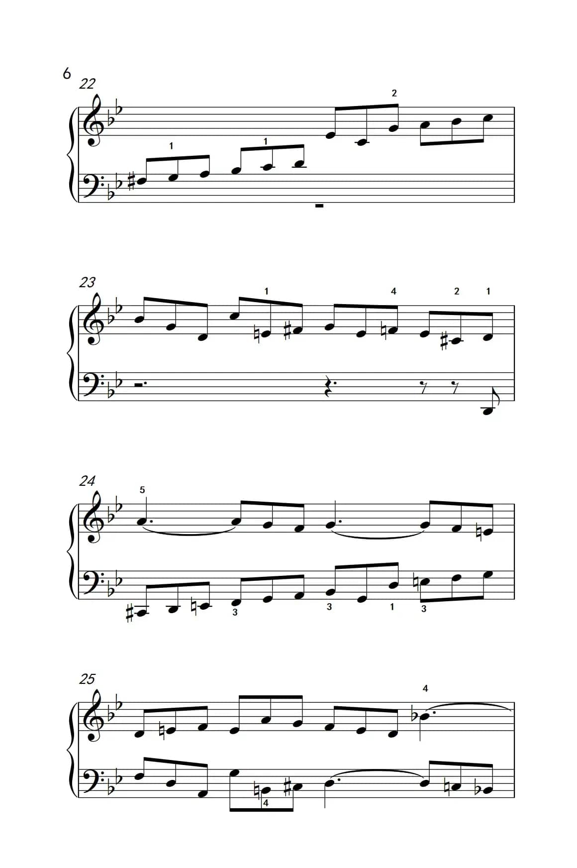 第九级1.吉格舞曲 选自《英国组曲》第三套（中央音乐学院 钢琴（业余）考级教程 7-9级）