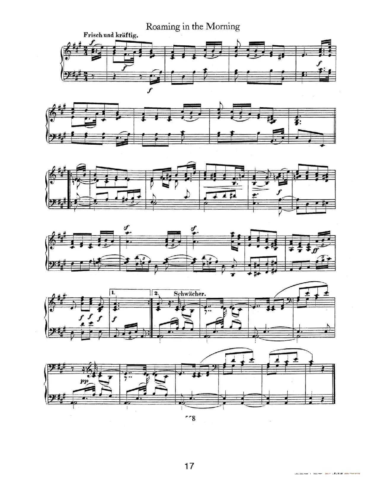 Album für die Jugend Op.68（儿童钢琴曲集）