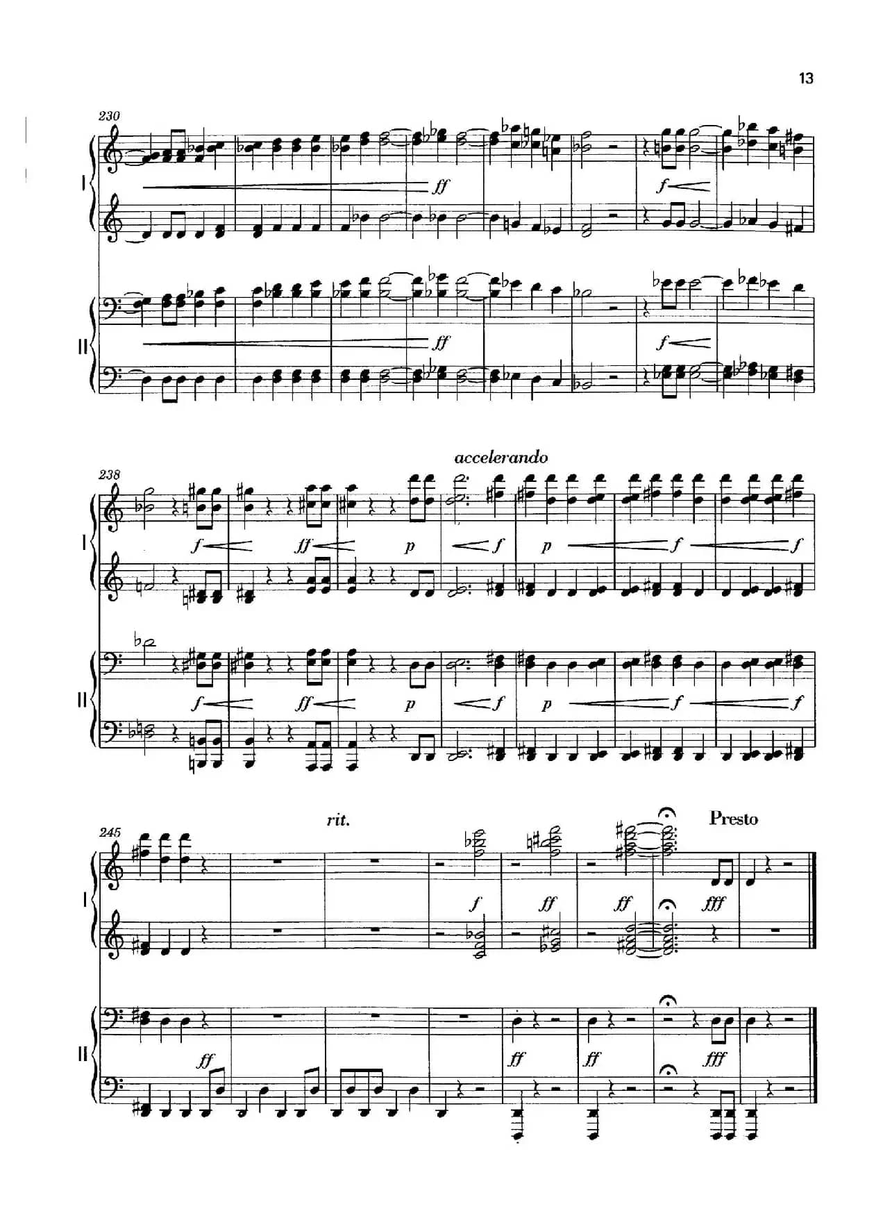 Vier Bagatellen Op.70（4首小品·Ⅰ·四手联弹）