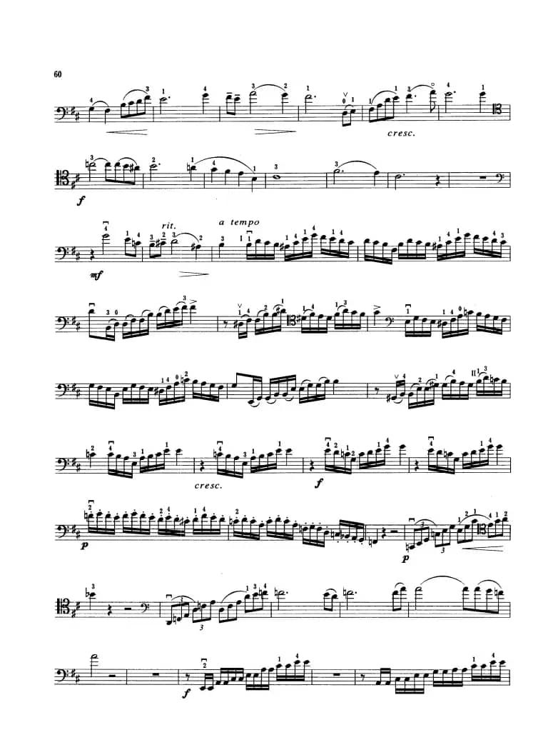 涅尔克小协奏曲（D大调）（大提琴）